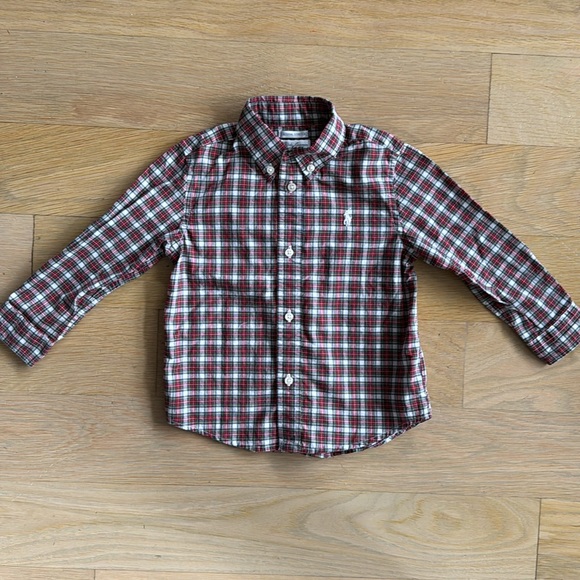 Ralph Lauren boys holiday button down - Picture 3 of 3